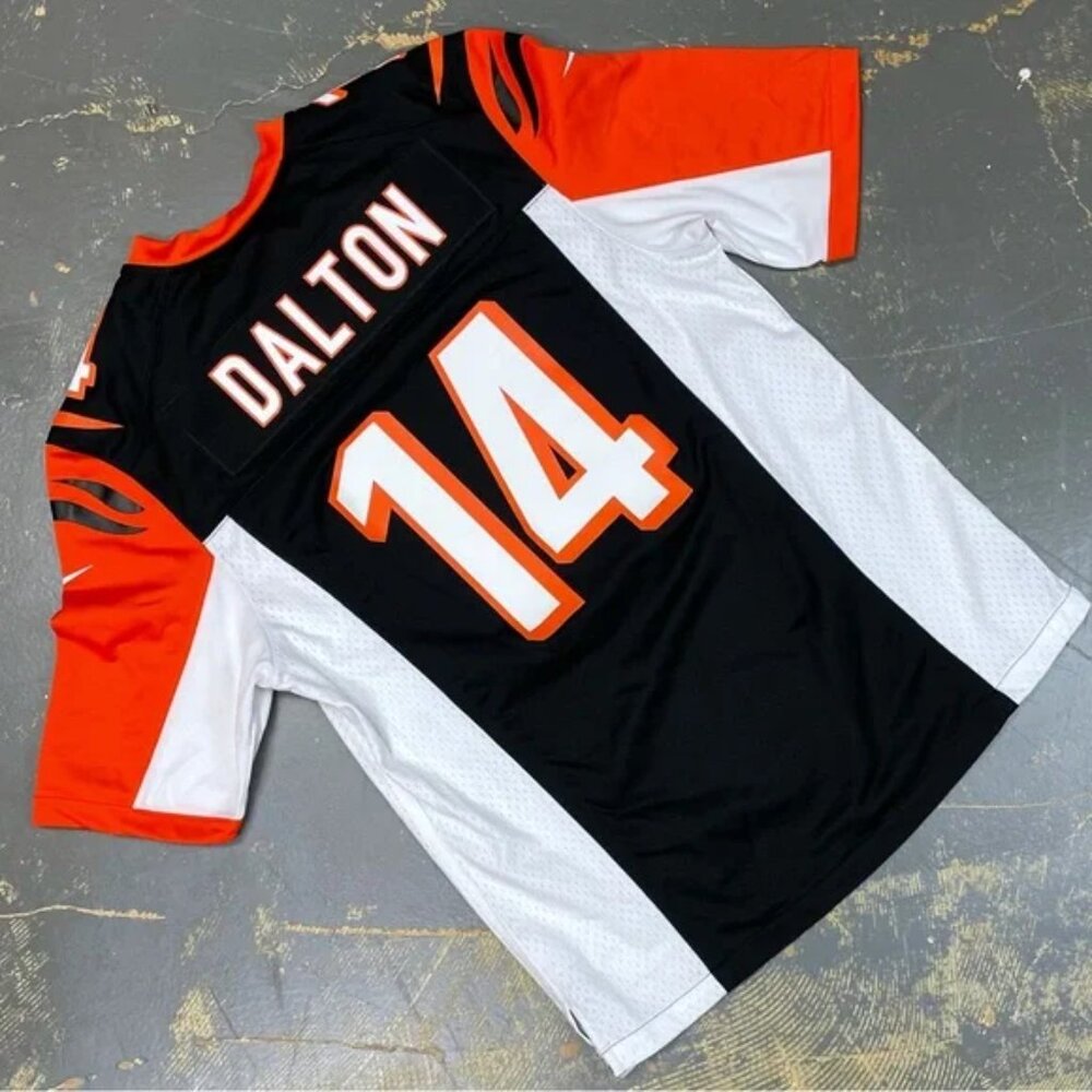 Nike Andy Dalton Cincinnati Bengals Jersey 912400- Medium Black NFL Football 14 - Picture 2 of 12